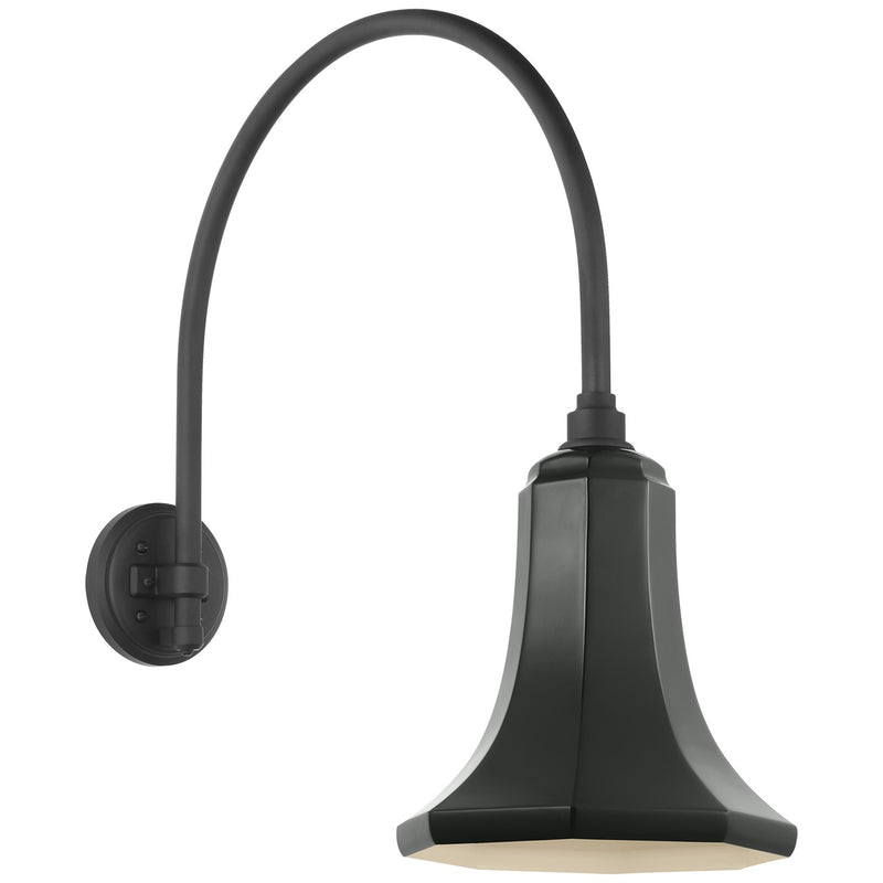 Visual Comfort Signature TOB 2815MBK/S9-G LED Barn Light, Matte Black