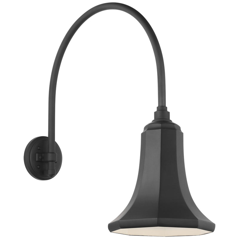 Visual Comfort Signature TOB 2815MBK/S9-MBK LED Barn Light, Matte Black