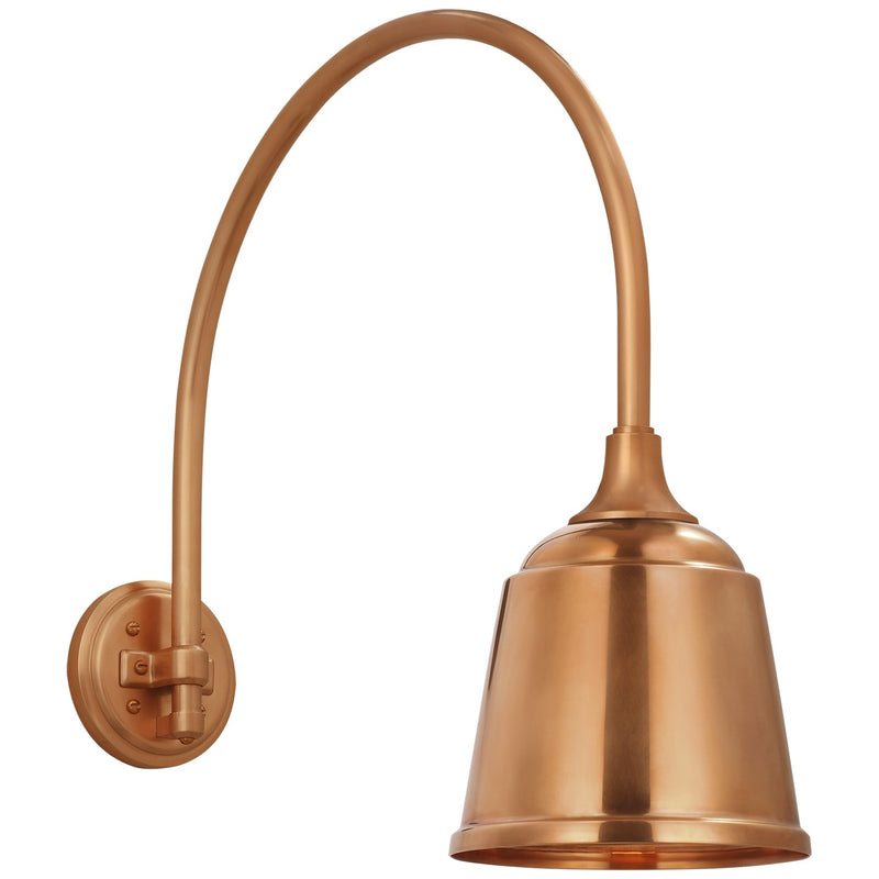 Visual Comfort Signature TOB 2815SC/S5-SC LED Barn Light, Soft Copper