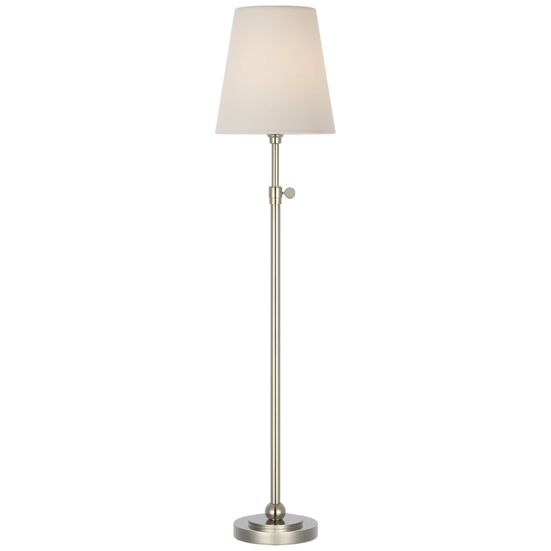 Visual Comfort Signature TOB 3107PN-L-CL LED Table Lamp, Polished Nickel