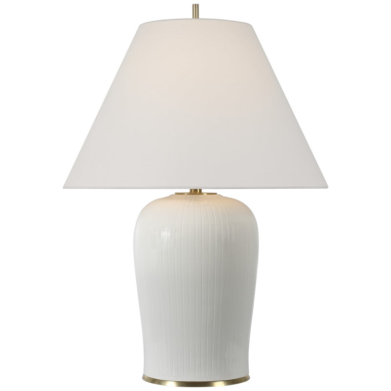 Visual Comfort Signature TOB 3604IVO-L LED Table Lamp, Ivory