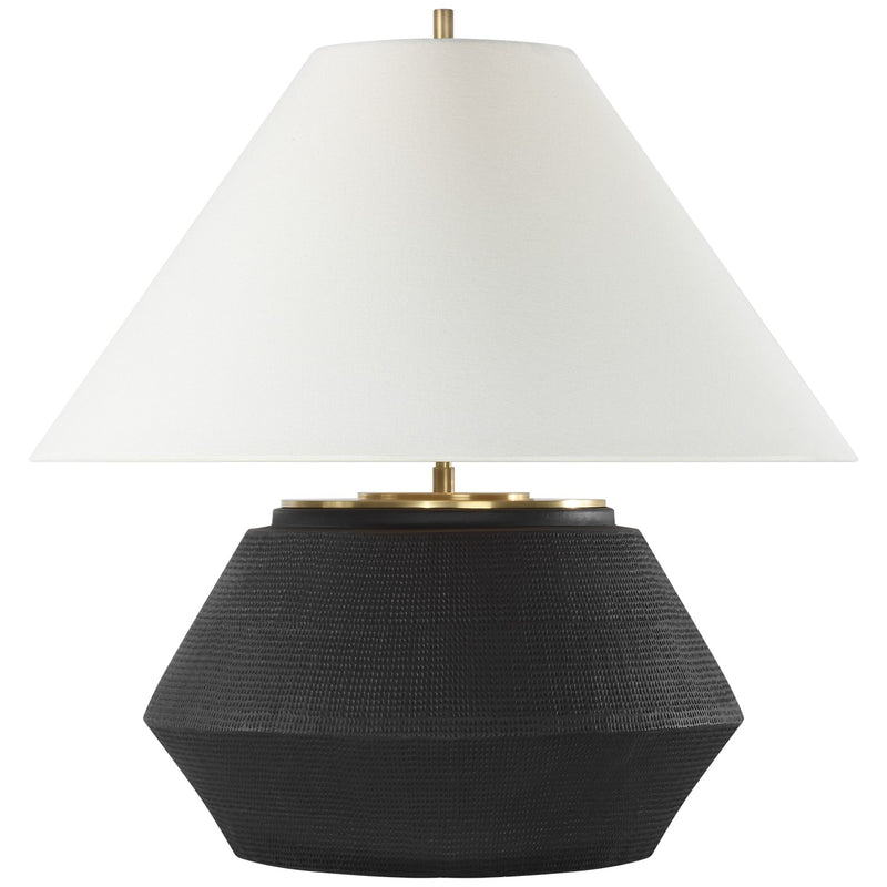 Visual Comfort Signature TOB 3605SBK-L LED Table Lamp, Shadow Black