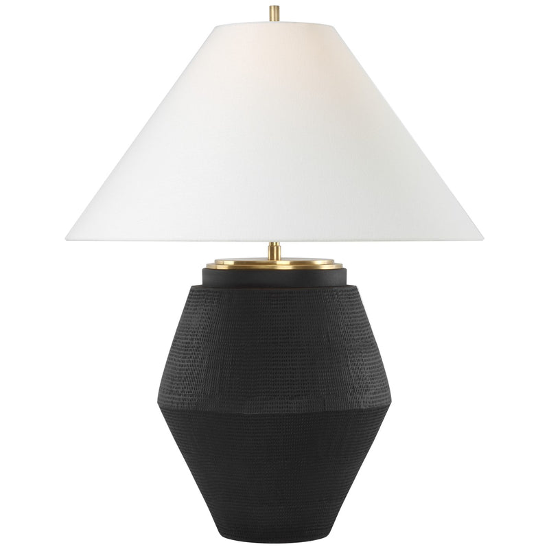 Visual Comfort Signature TOB 3606SBK-L LED Table Lamp, Shadow Black