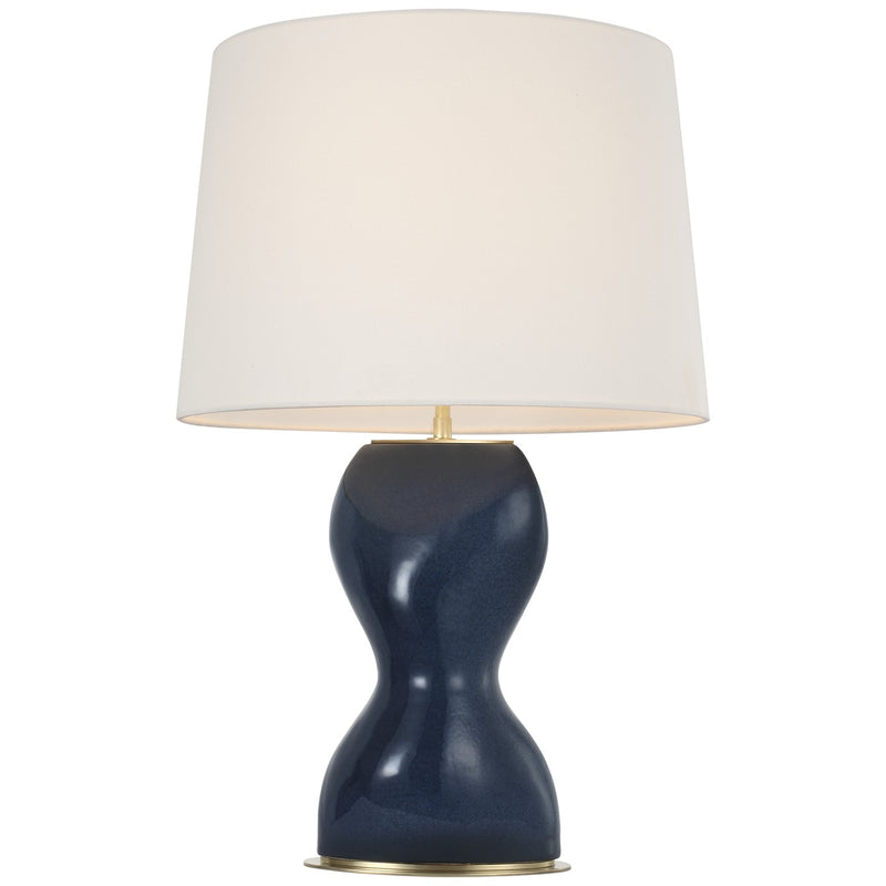 Visual Comfort Signature TOB 3621SBB-L LED Table Lamp, Sandy Midnight