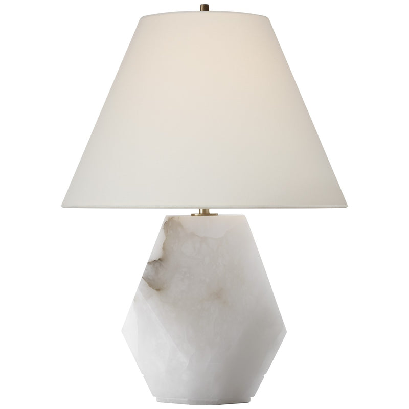 Visual Comfort Signature TOB 3915ALB-L LED Table Lamp, Alabaster