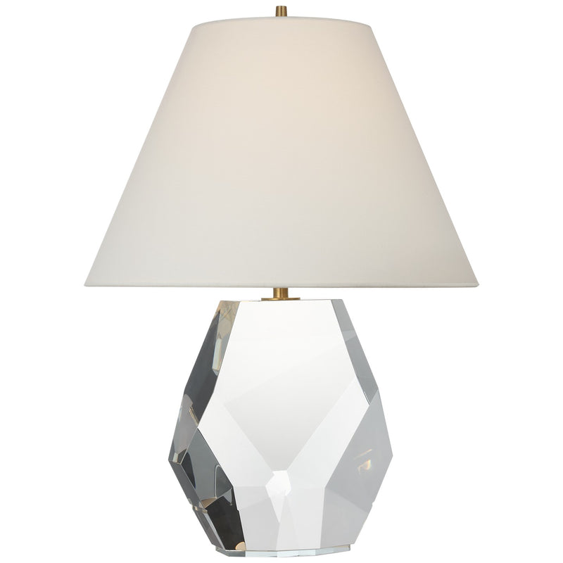 Visual Comfort Signature TOB 3915CG-L LED Table Lamp, Crystal