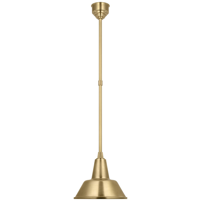 Visual Comfort Signature TOB 5802HAB-HAB LED Pendant, Hand-Rubbed Antique Brass