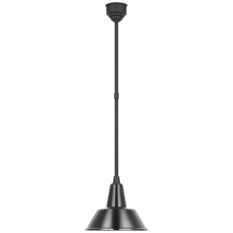 Visual Comfort Signature TOB 5802MBK-G LED Pendant, Matte Black