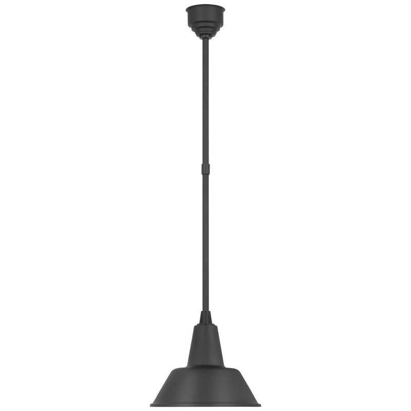 Visual Comfort Signature TOB 5802MBK-MBK LED Pendant, Matte Black