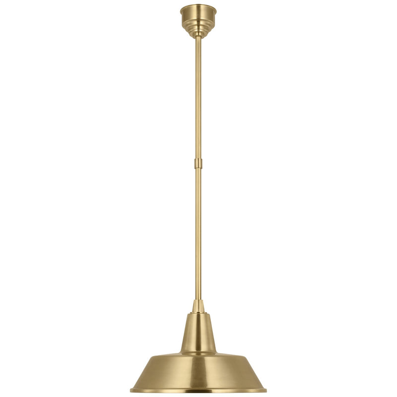 Visual Comfort Signature TOB 5803HAB-HAB LED Pendant, Hand-Rubbed Antique Brass
