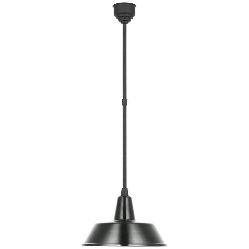 Visual Comfort Signature TOB 5803MBK-G LED Pendant, Matte Black