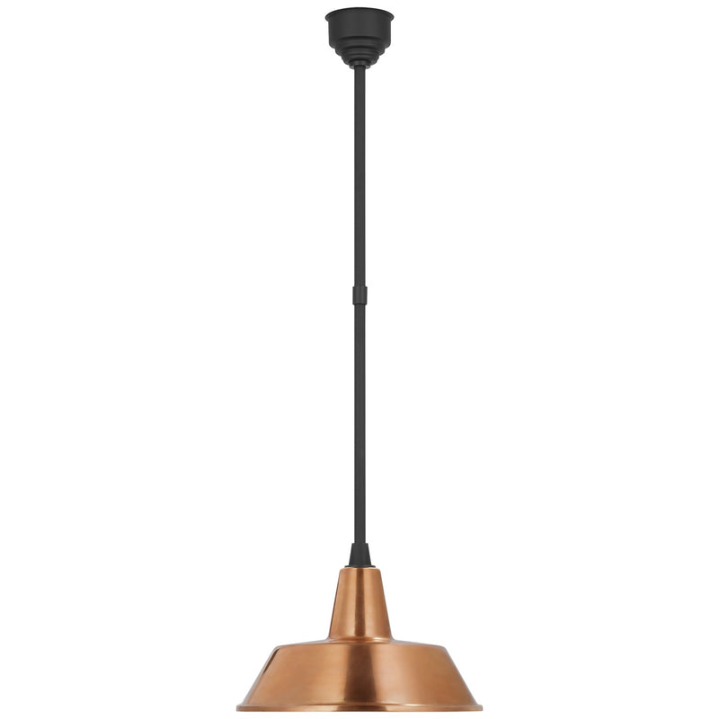 Visual Comfort Signature TOB 5803MBK-SC LED Pendant, Matte Black