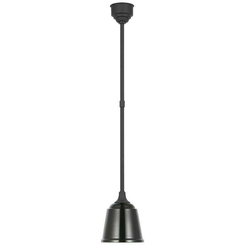 Visual Comfort Signature TOB 5810MBK-G LED Pendant, Matte Black