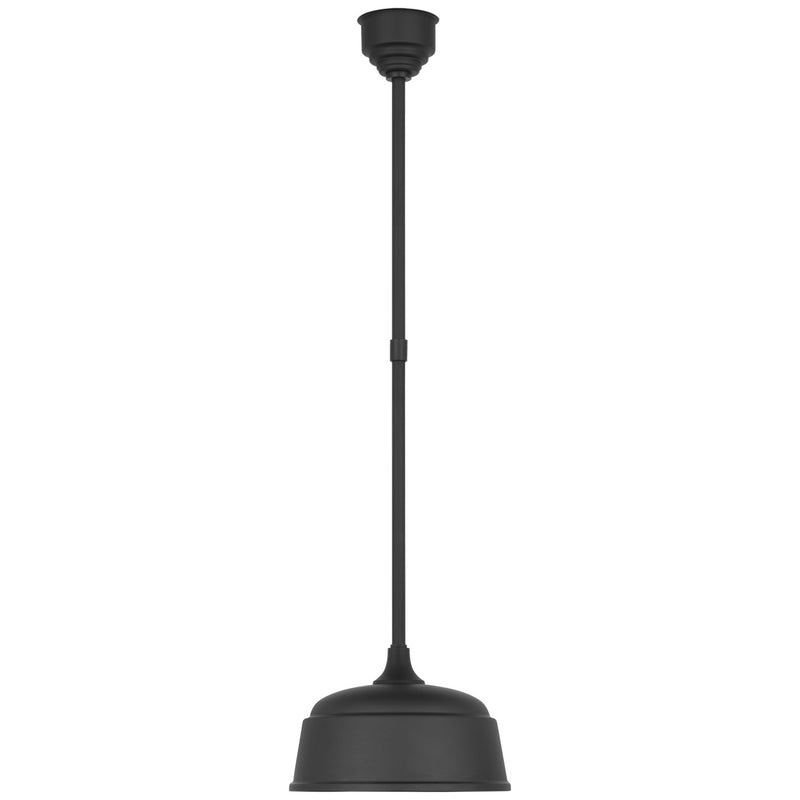 Visual Comfort Signature TOB 5811MBK-MBK LED Pendant, Matte Black