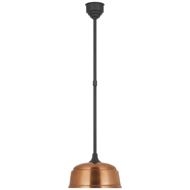 Visual Comfort Signature TOB 5811MBK-SC LED Pendant, Matte Black