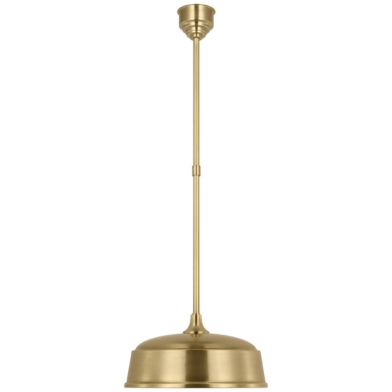 Visual Comfort Signature TOB 5812HAB-HAB LED Pendant, Hand-Rubbed Antique Brass