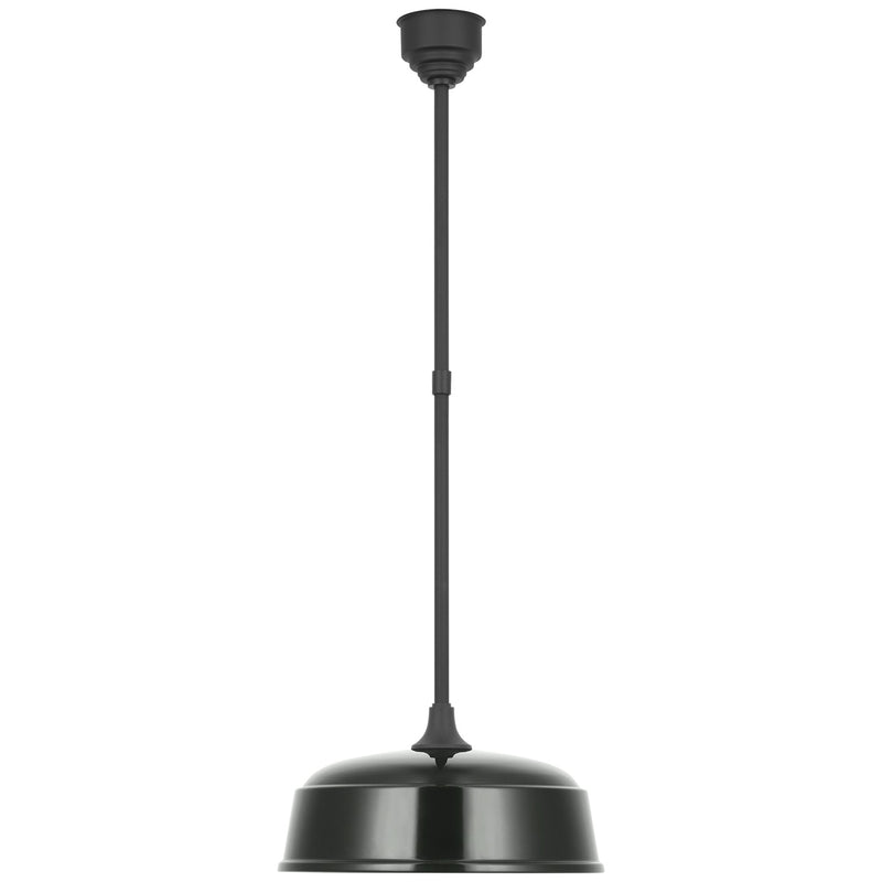 Visual Comfort Signature TOB 5812MBK-G LED Pendant, Matte Black