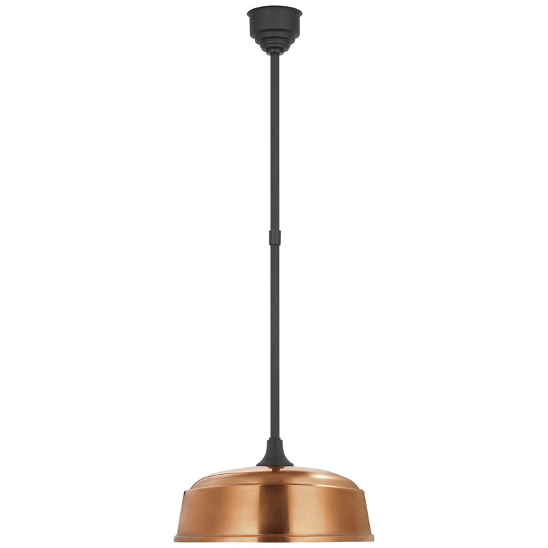 Visual Comfort Signature TOB 5812MBK-SC LED Pendant, Matte Black