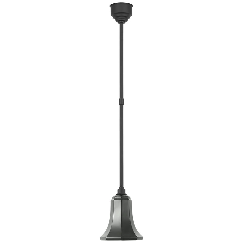 Visual Comfort Signature TOB 5815MBK-G LED Pendant, Matte Black