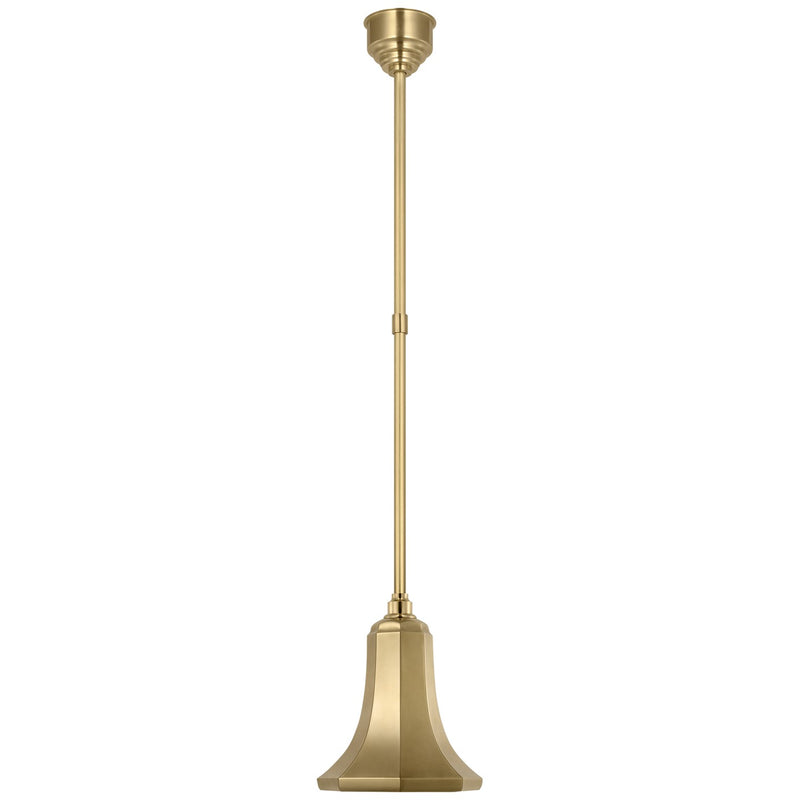 Visual Comfort Signature TOB 5816HAB-HAB LED Pendant, Hand-Rubbed Antique Brass