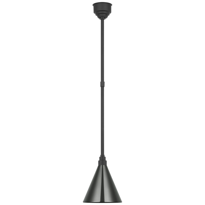 Visual Comfort Signature TOB 5818MBK-G LED Pendant, Matte Black