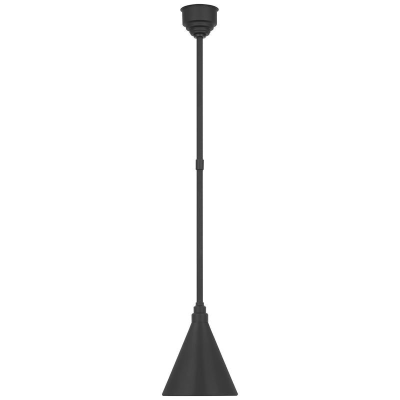 Visual Comfort Signature TOB 5818MBK-MBK LED Pendant, Matte Black