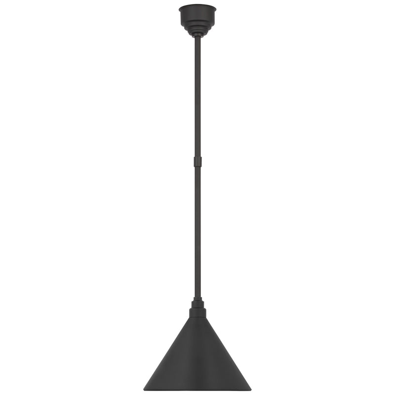 Visual Comfort Signature TOB 5819MBK-MBK LED Pendant, Matte Black