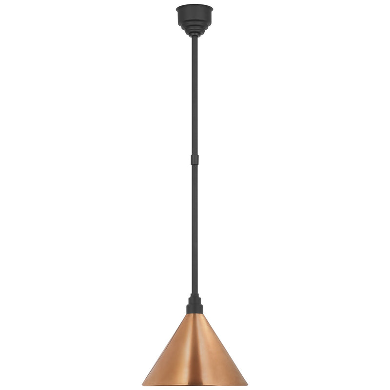 Visual Comfort Signature TOB 5819MBK-SC LED Pendant, Matte Black