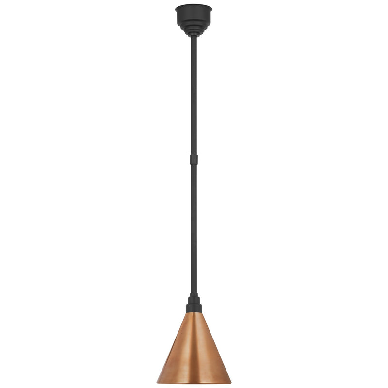 Visual Comfort Signature TOB 5818MBK-SC LED Pendant, Matte Black
