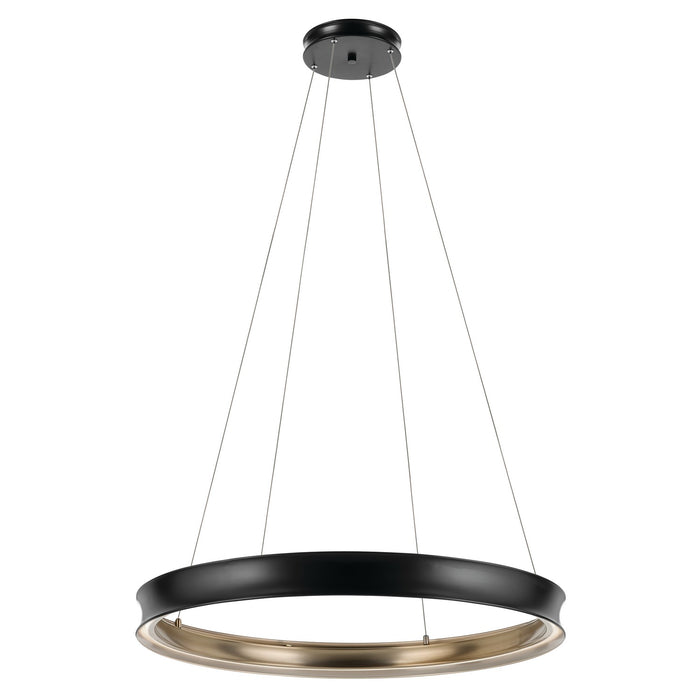 Kichler 52747BKLED LED Chandelier, Black