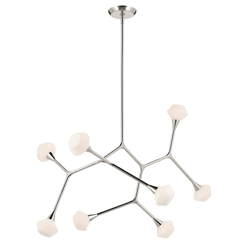 Kichler 52763PN LED Chandelier, Polished Nickel