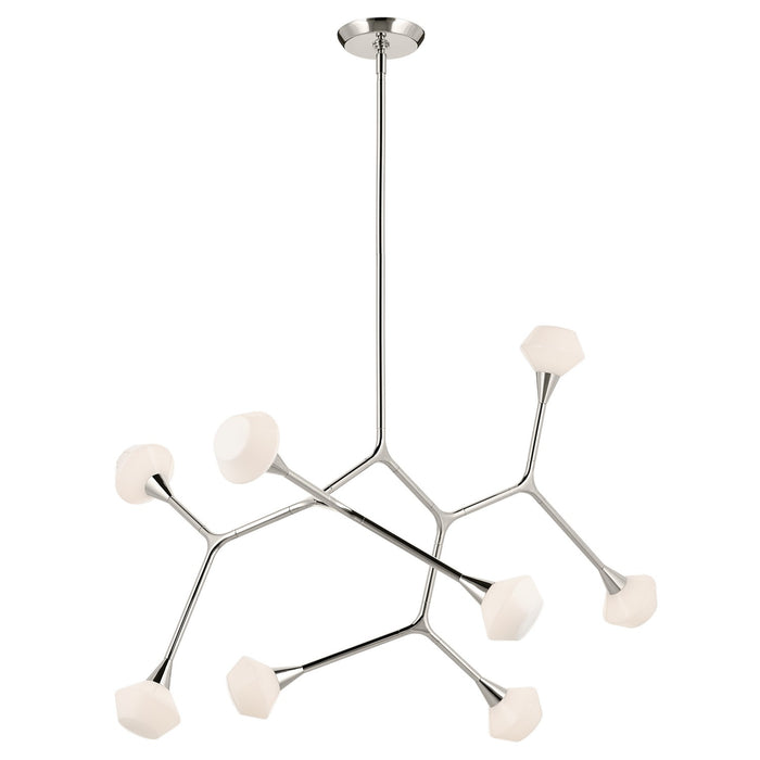 Kichler 52763PN LED Chandelier, Polished Nickel