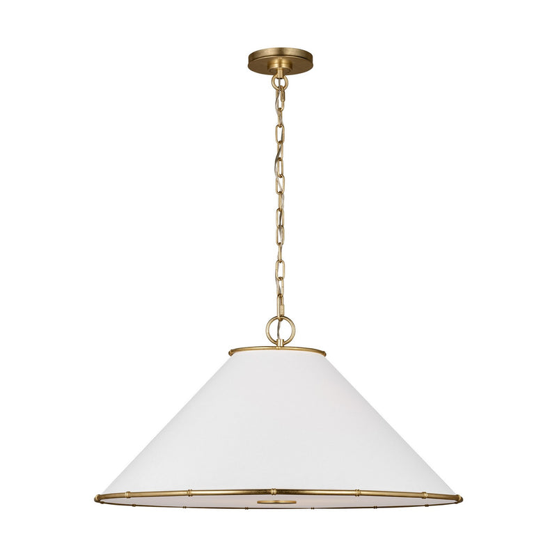 Visual Comfort Studio AP1283GD Three Light Pendant, Gild