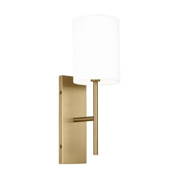 Visual Comfort Studio BW1021BBS One Light Wall Sconce, Burnished Brass