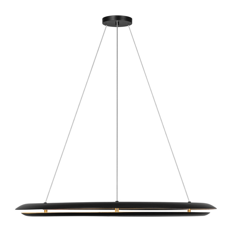 Visual Comfort Studio CC1801MBK LED Chandelier, Midnight Black