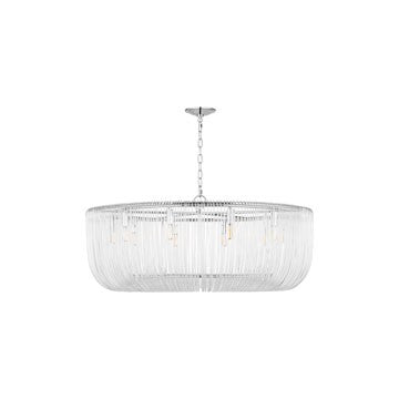 Visual Comfort Studio CP14710PN Ten Light Pendant, Polished Nickel