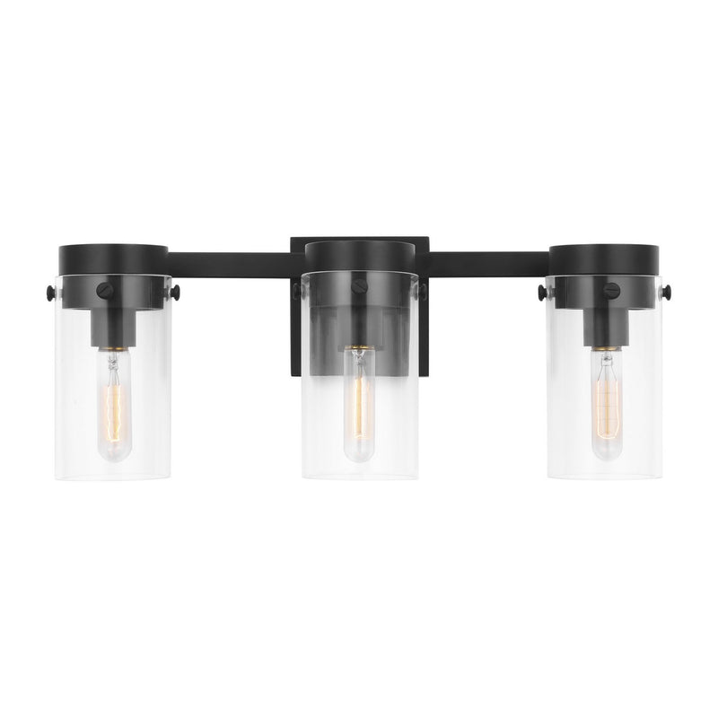 Visual Comfort Studio CW1003AI Three Light Vanity, Aged Iron