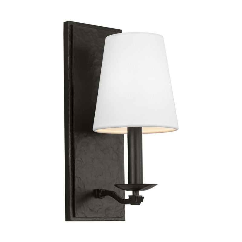 Visual Comfort Studio CW1361AI One Light Wall Sconce, Aged Iron
