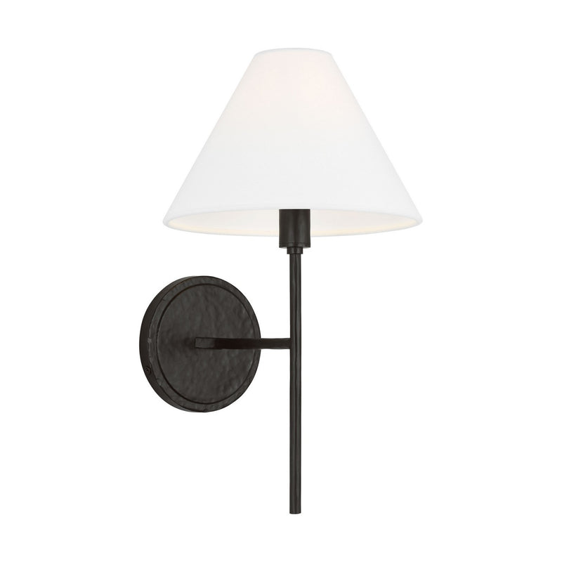 Visual Comfort Studio CW1371AI One Light Wall Sconce, Aged Iron