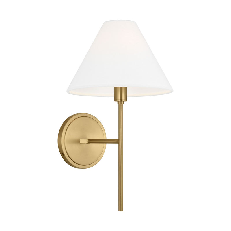 Visual Comfort Studio CW1371BBS One Light Wall Sconce, Burnished Brass