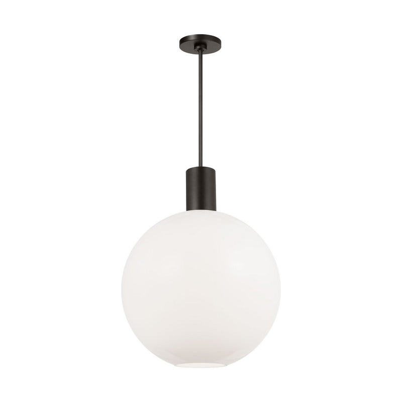 Visual Comfort Studio DJP1191MBK One Light Pendant, Midnight Black