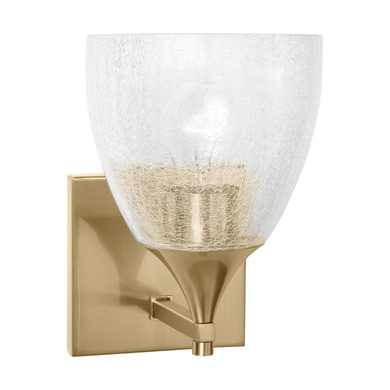 Visual Comfort Studio DJV1021SBCKG One Light Wall Sconce, Satin Brass