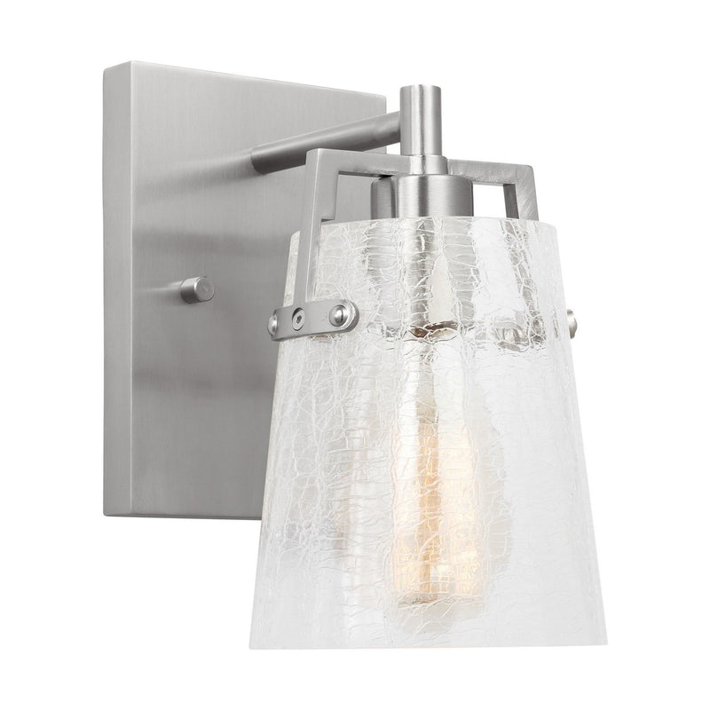 Visual Comfort Studio DJV1031BSCKG One Light Wall Sconce, Brushed Nickel