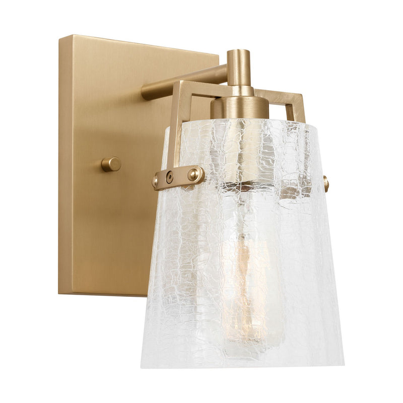 Visual Comfort Studio DJV1031SBCKG One Light Wall Sconce, Satin Brass