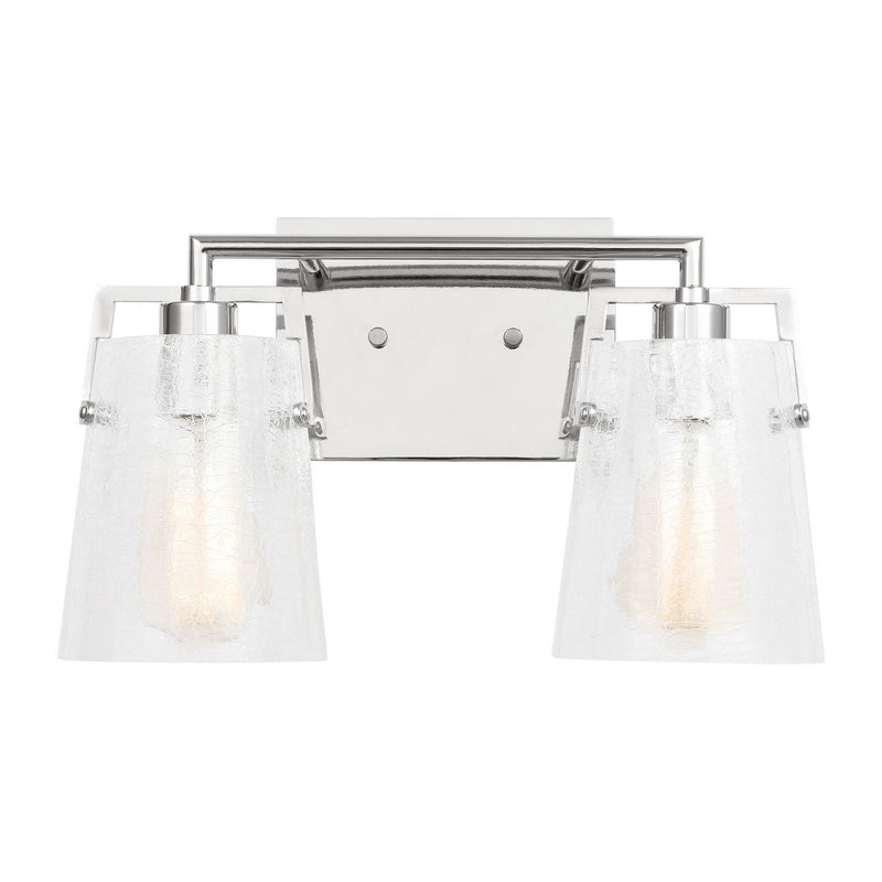 Visual Comfort Studio DJV1032CHCKG Two Light Vanity, Chrome