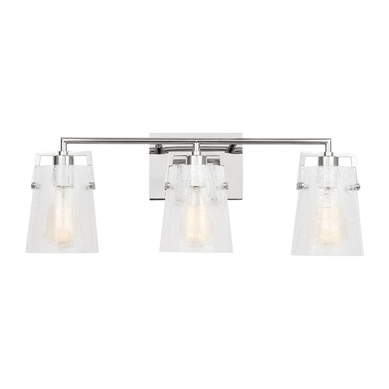 Visual Comfort Studio DJV1033CHCKG Three Light Vanity, Chrome