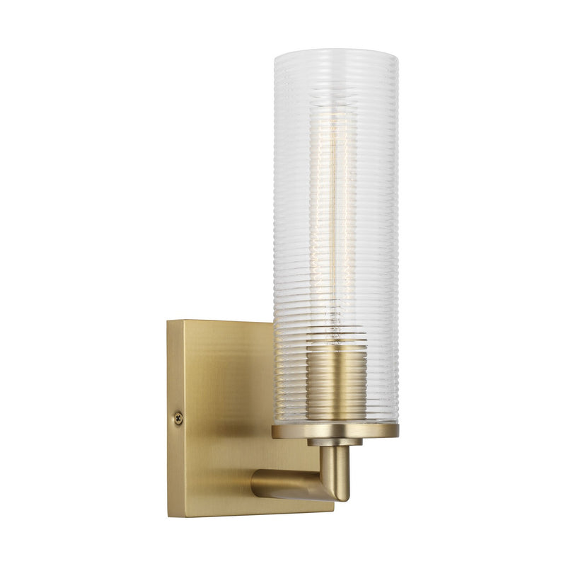 Visual Comfort Studio DJW1101SB One Light Wall Sconce, Satin Brass