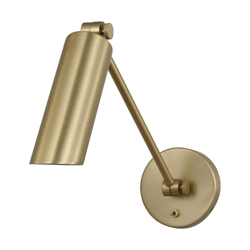 Visual Comfort Studio DJW1121SB One Light Wall Sconce, Satin Brass