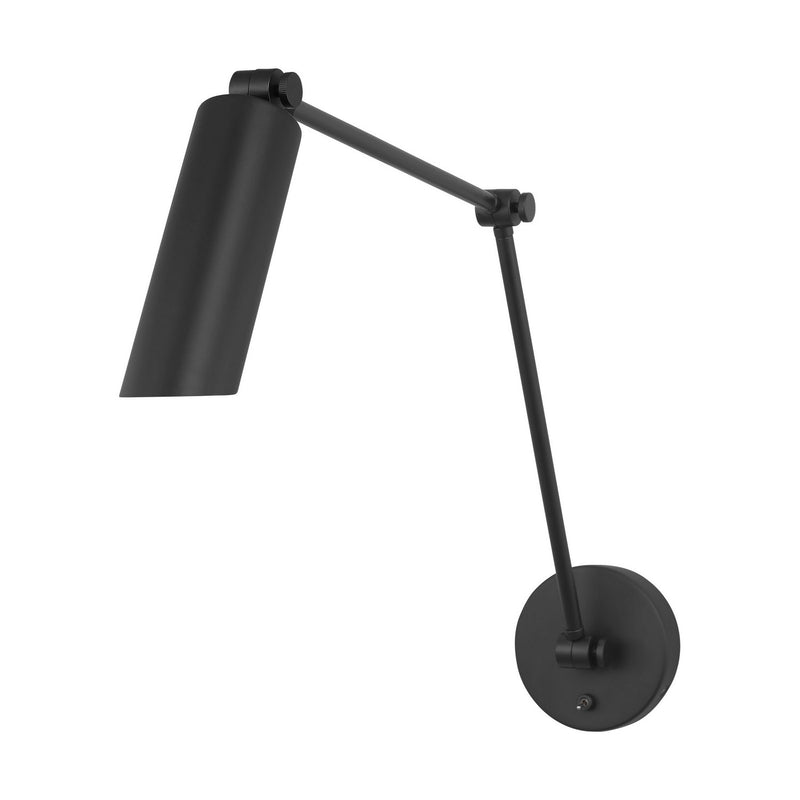 Visual Comfort Studio DJW1131MBK One Light Wall Sconce, Midnight Black