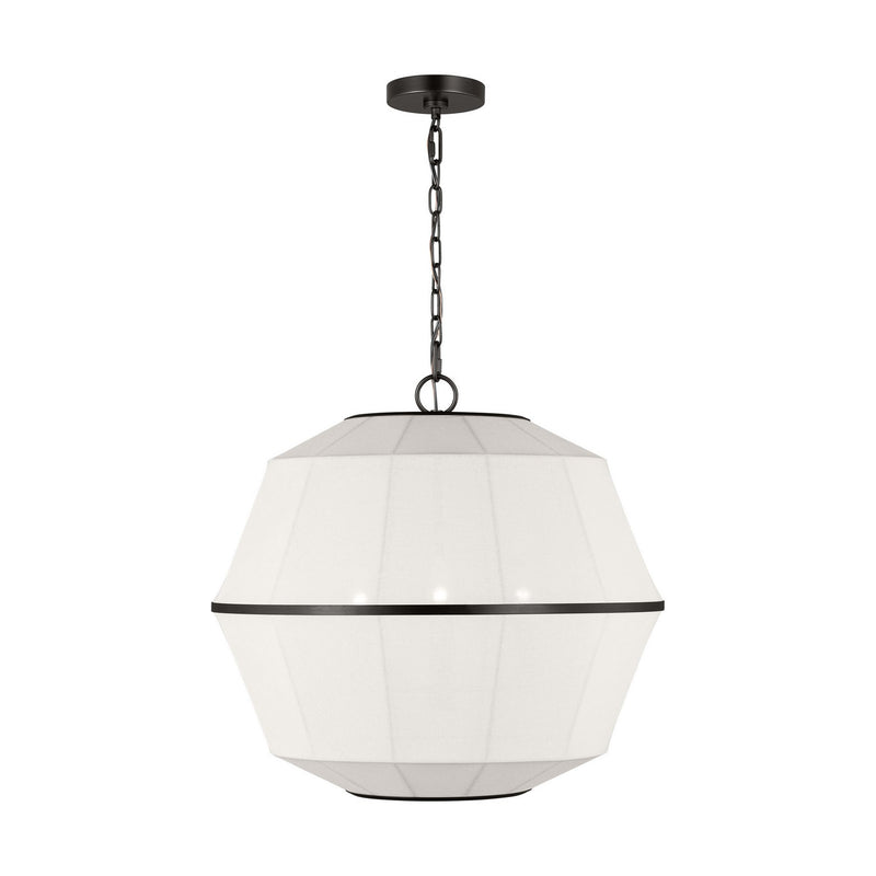 Visual Comfort Studio EP1463AI Three Light Lantern, Aged Iron
